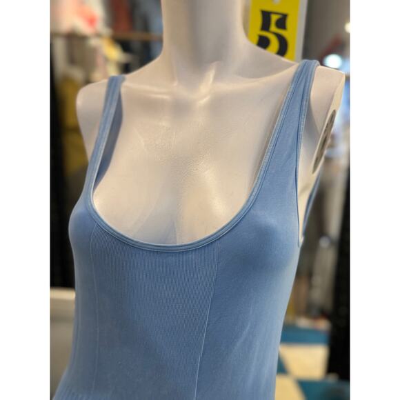 FP Movement Good Karma Baby Blue Jumpsuit Size M/L - Picture 2 of 5